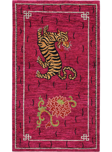 ruby tiger rug